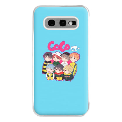 Go Go K-Pop Band Cartoon Phone Case for Galaxy S10e