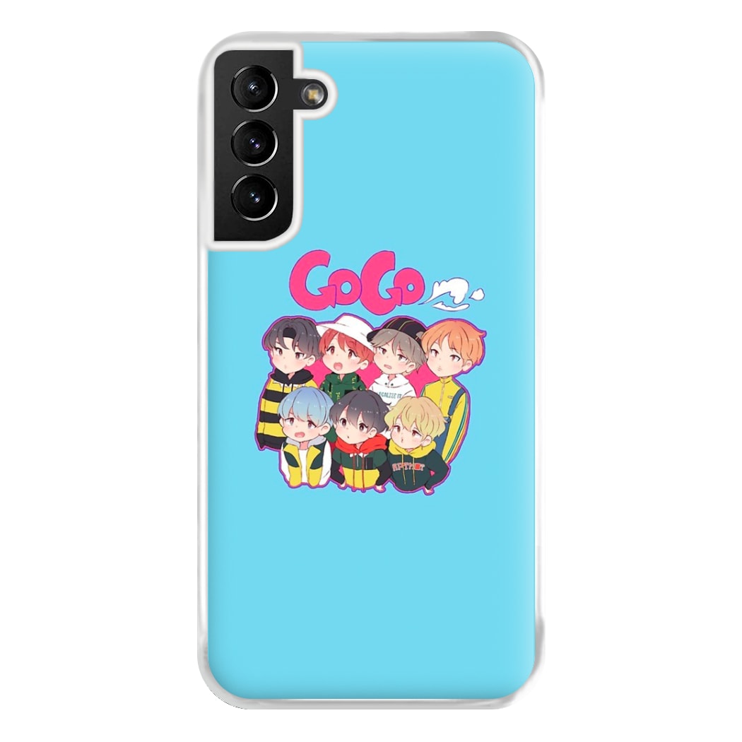 Go Go K-Pop Band Cartoon Phone Case for Galaxy S21 Plus