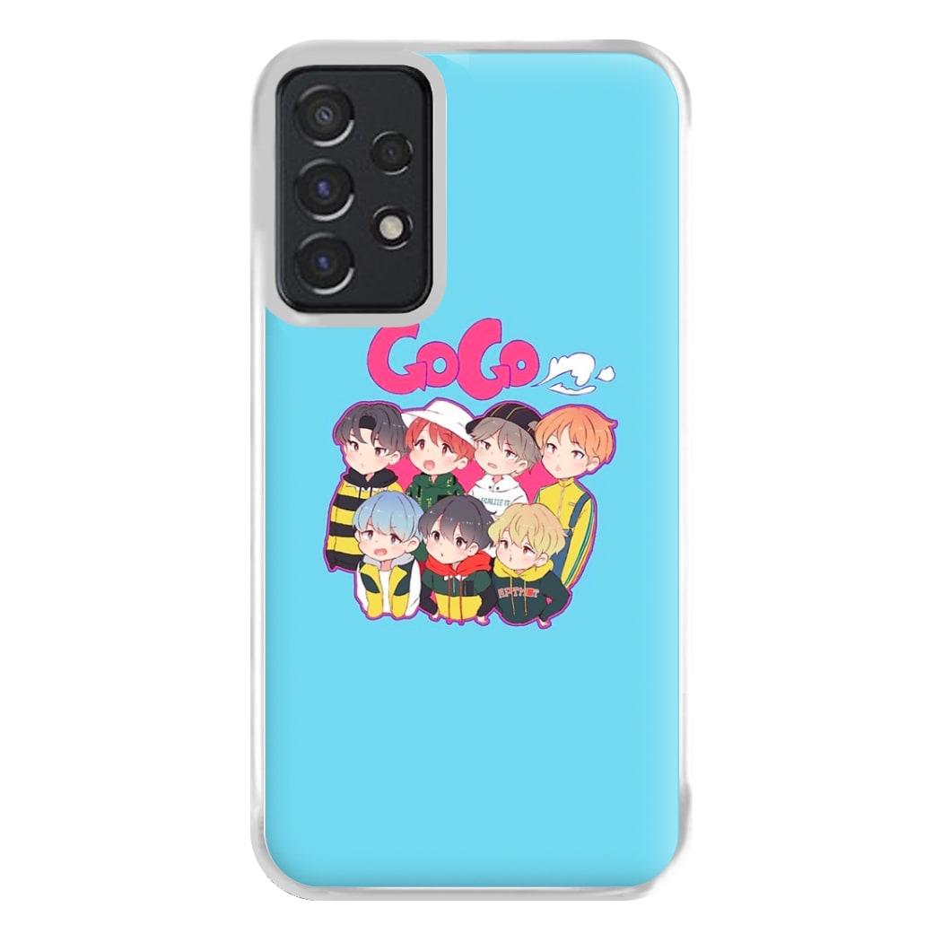 Go Go K-Pop Band Cartoon Phone Case for Galaxy A52 / A52s