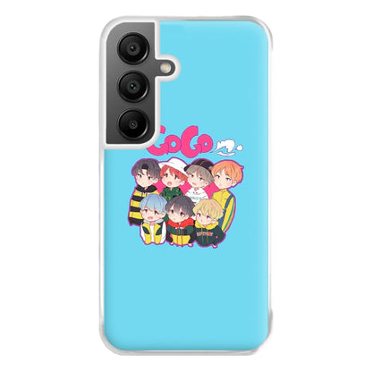 Go Go K-Pop Band Cartoon Phone Case for Galaxy A55