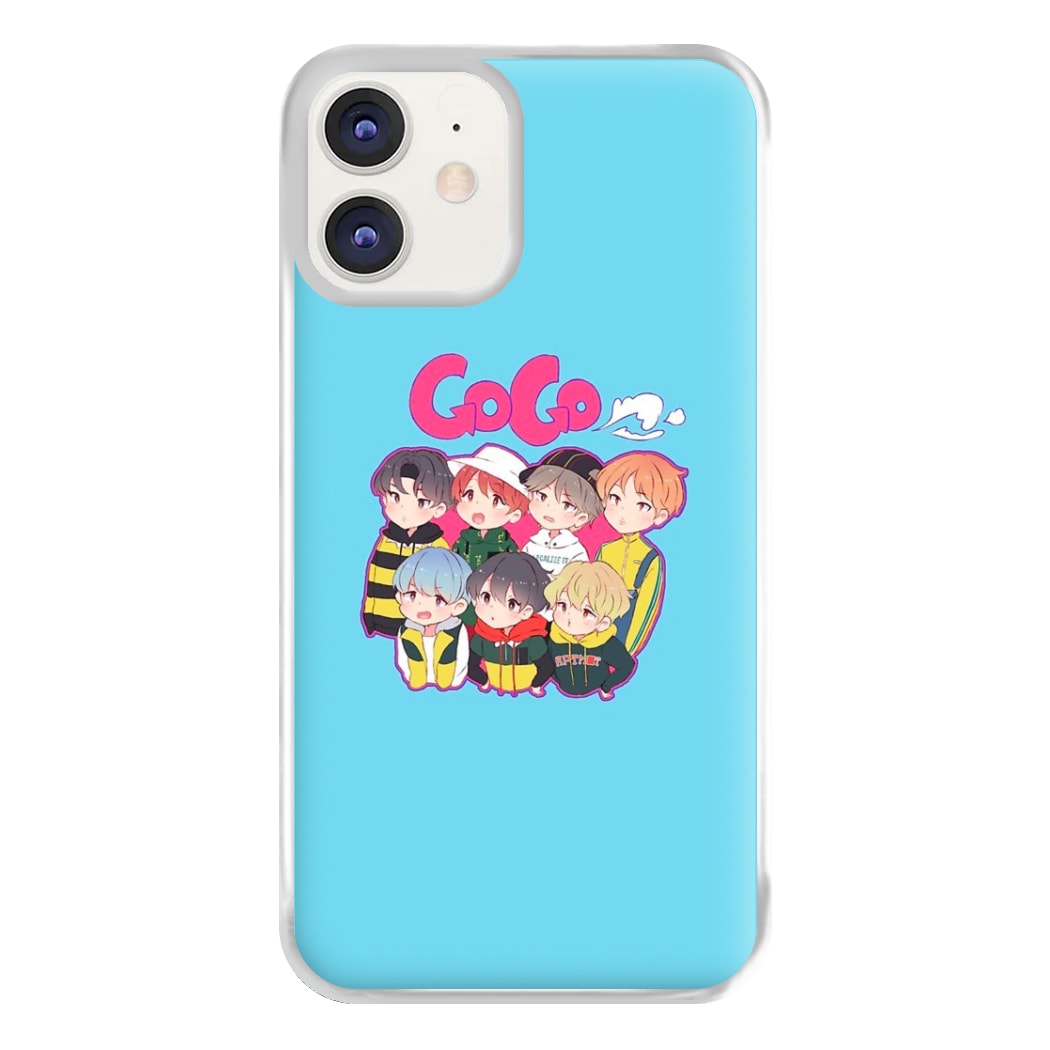 Go Go K-Pop Band Cartoon Phone Case for iPhone 11