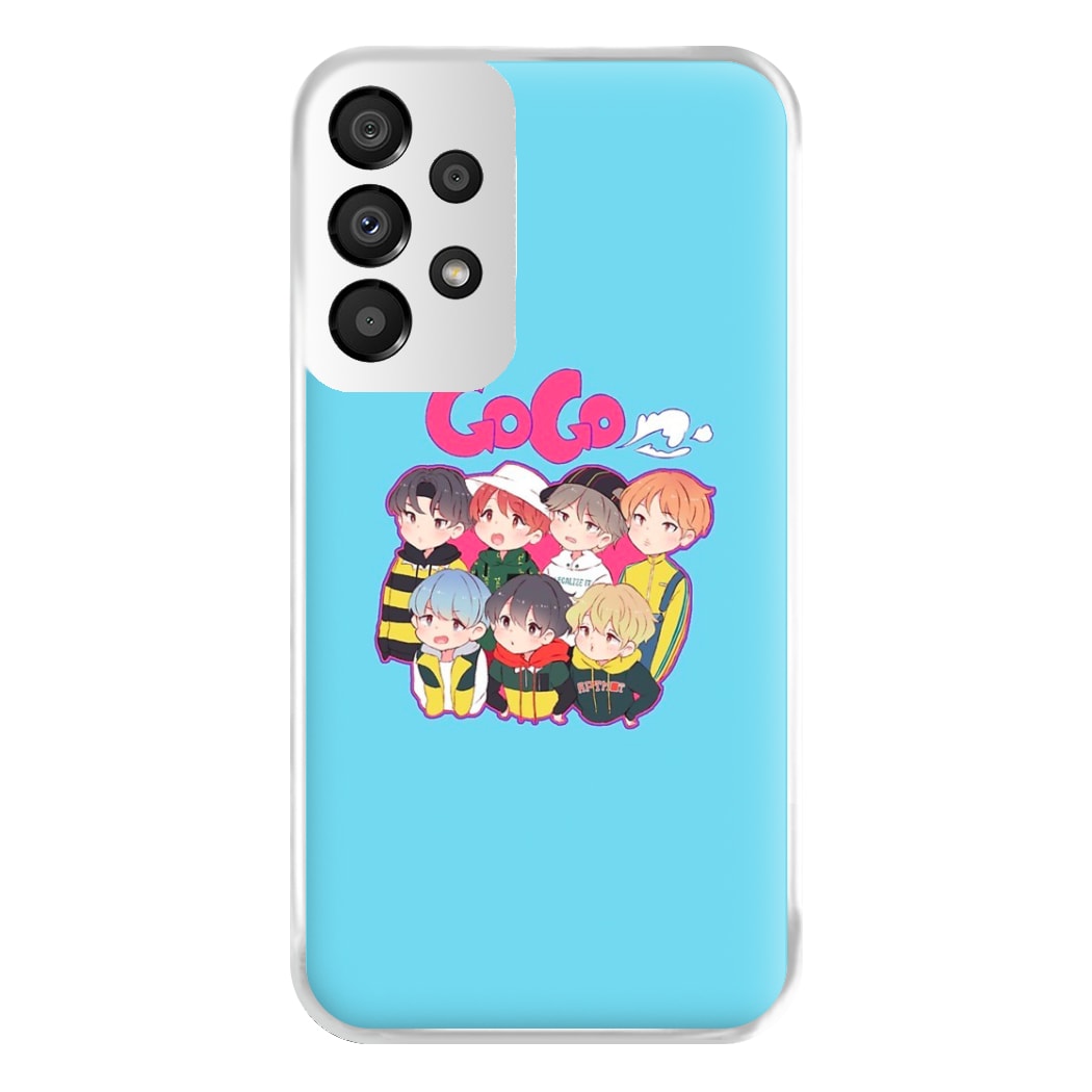 Go Go K-Pop Band Cartoon Phone Case for Galaxy A33