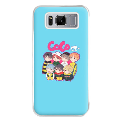 Go Go K-Pop Band Cartoon Phone Case for Galaxy S8 Plus