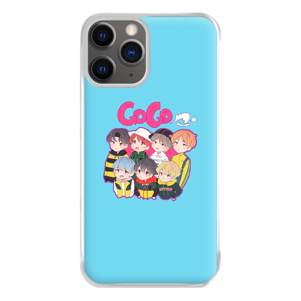 Go Go K-Pop Band Cartoon Phone Case for iPhone 12 Pro Max