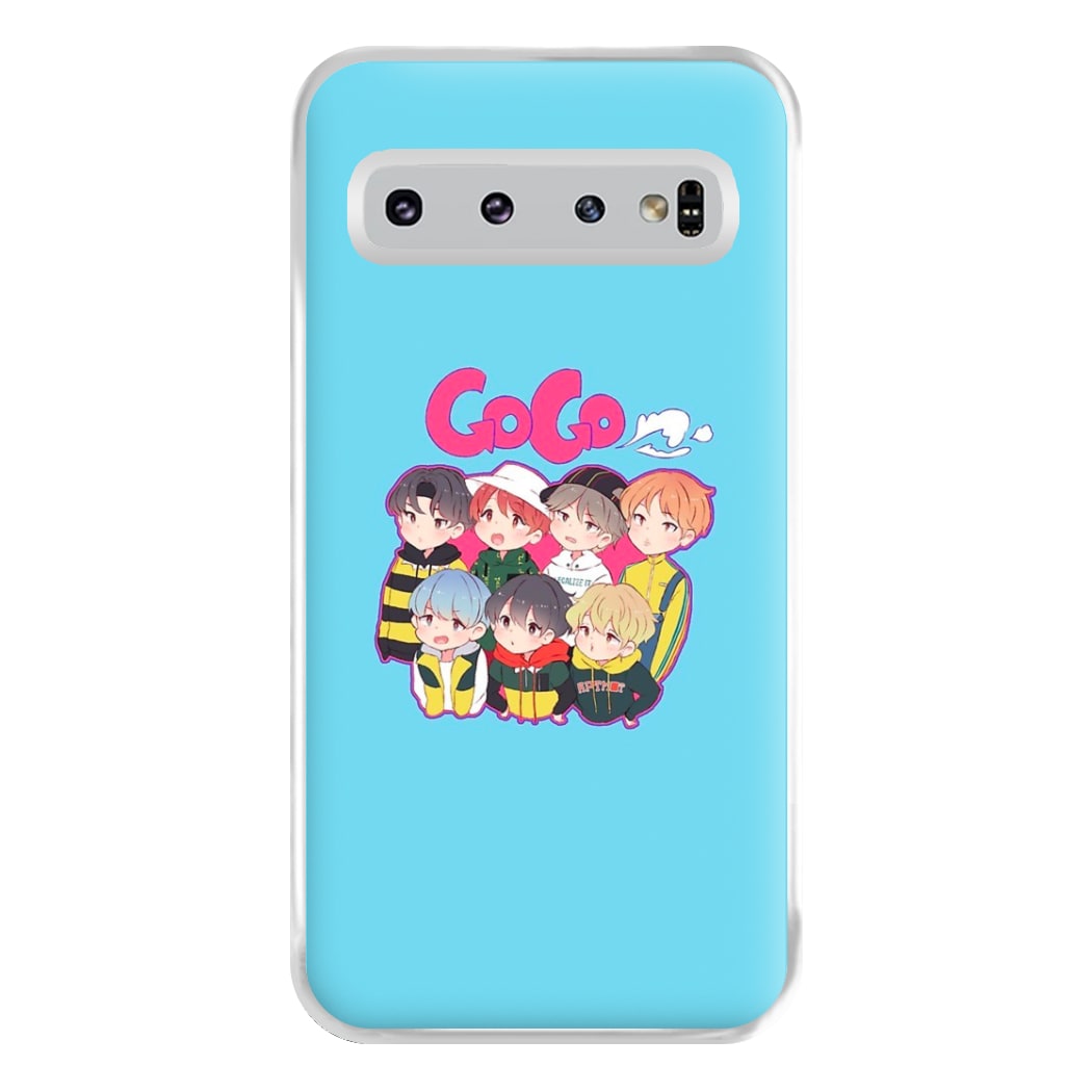 Go Go K-Pop Band Cartoon Phone Case for Galaxy S10 Plus