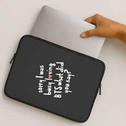 Sorry I Was Busy Loving K-Pop Band MacBook Case