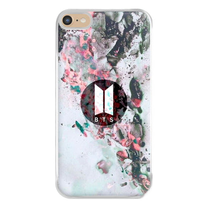 K-Pop Band Marble Logo Phone Case for iPhone 6 Plus / 7 Plus / 8 Plus