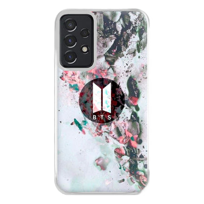 K-Pop Band Marble Logo Phone Case for Galaxy A52 / A52s