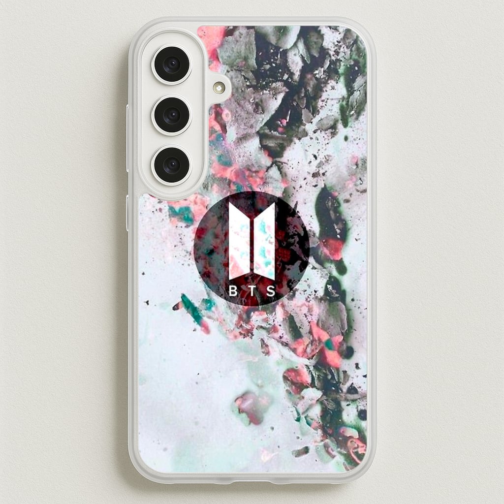 K-Pop Band Marble Logo Phone Case for Galaxy S25FE