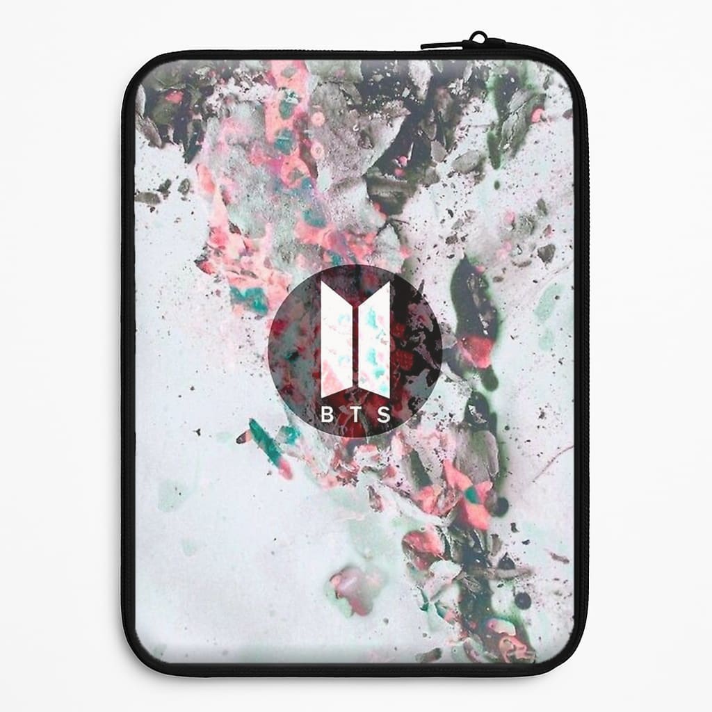 K-Pop Band Marble Logo Laptop Sleeve