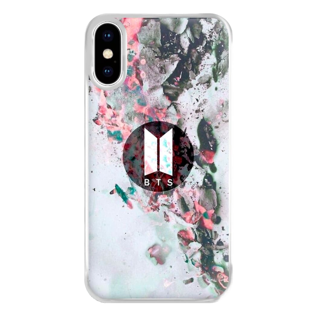 K-Pop Band Marble Logo Phone Case for iPhone XS Max