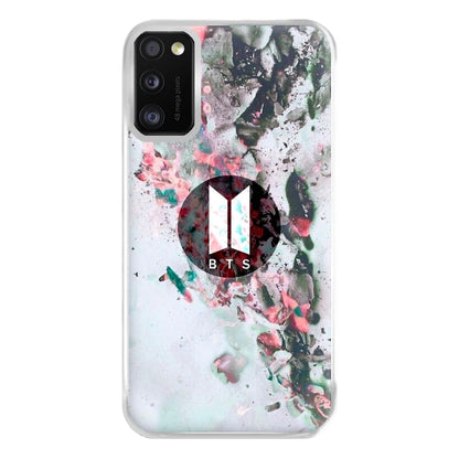 K-Pop Band Marble Logo Phone Case for Galaxy A41