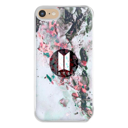 K-Pop Band Marble Logo Phone Case for iPhone 6 / 7 / 8 / SE