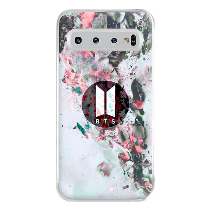 K-Pop Band Marble Logo Phone Case for Galaxy S10 Plus