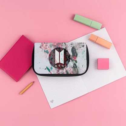 K-Pop Band Marble Logo Pencil Case
