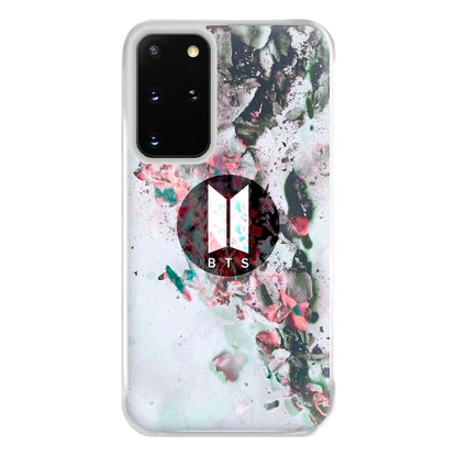 K-Pop Band Marble Logo Phone Case for Galaxy S20 Plus