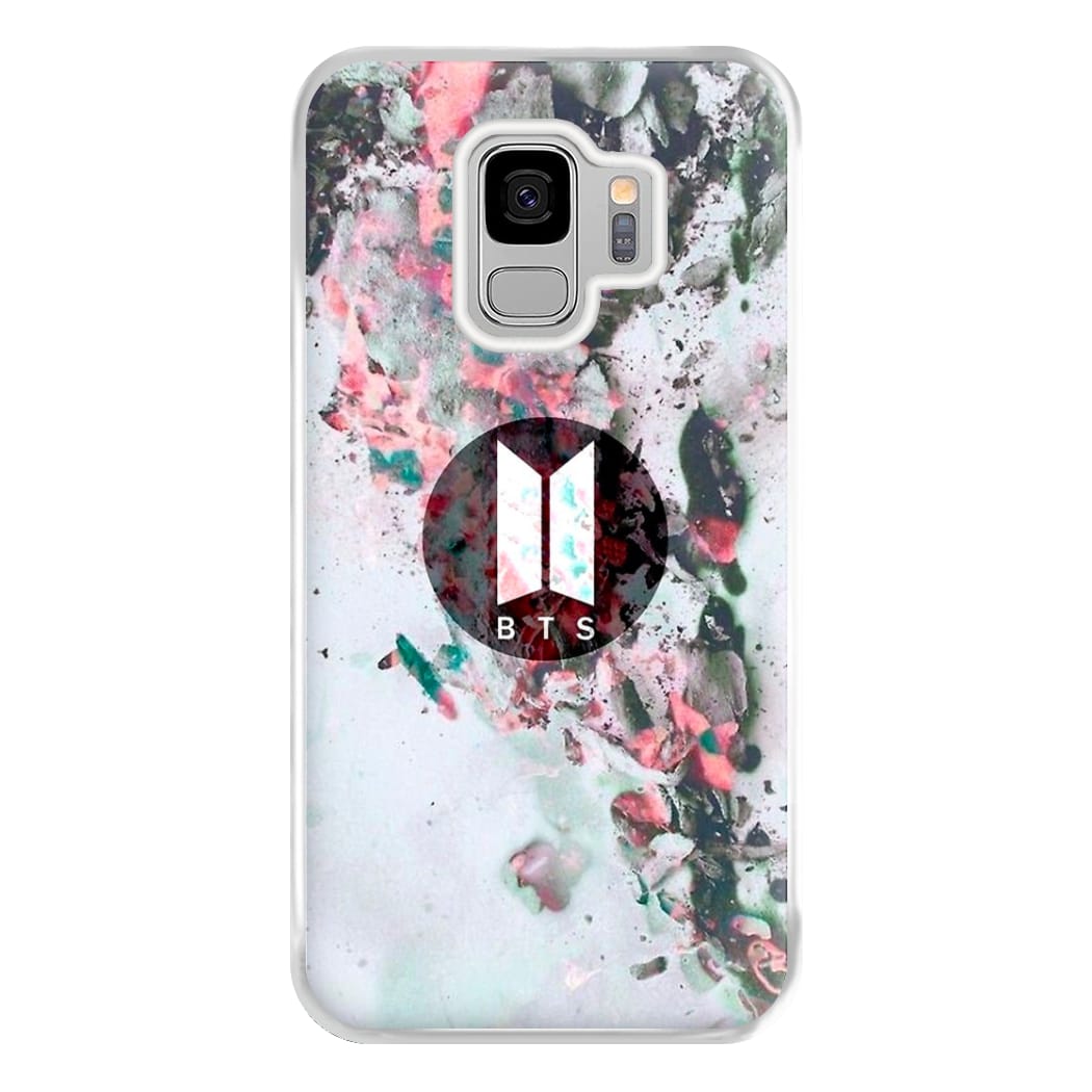 K-Pop Band Marble Logo Phone Case for Galaxy S9 Plus