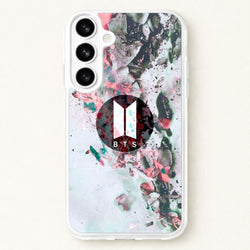 K-Pop Band Marble Logo Phone Case for Galaxy S26 Plus
