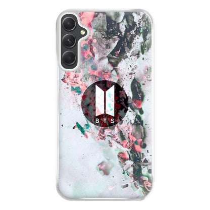 K-Pop Band Marble Logo Phone Case for Galaxy A14