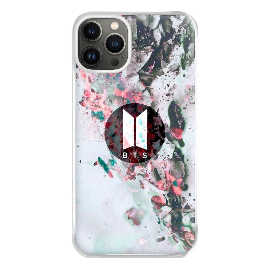 K-Pop Band Marble Logo Phone Case for iPhone 13