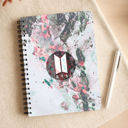 K-Pop Band Marble Logo Notepad