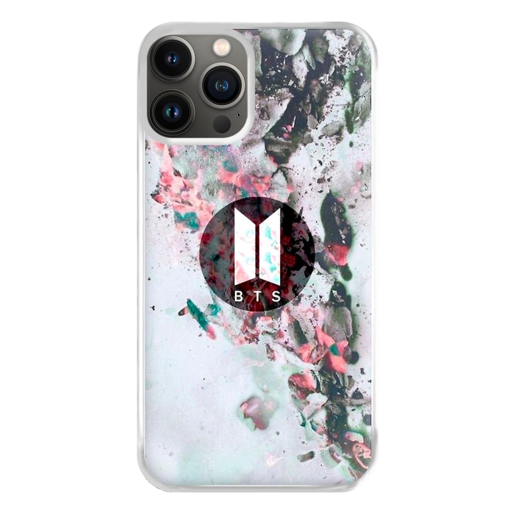 K-Pop Band Marble Logo Phone Case for iPhone 13 Pro Max