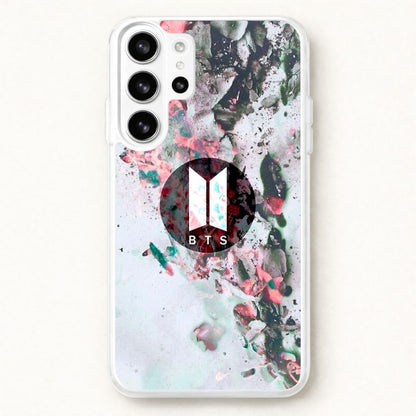 K-Pop Band Marble Logo Phone Case for Galaxy S26 Ultra
