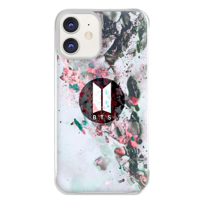 K-Pop Band Marble Logo Phone Case for iPhone 12 / 12 Pro