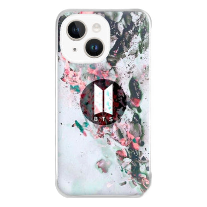 K-Pop Band Marble Logo Phone Case for iPhone 14 Plus