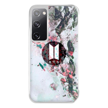 K-Pop Band Marble Logo Phone Case for Galaxy S20