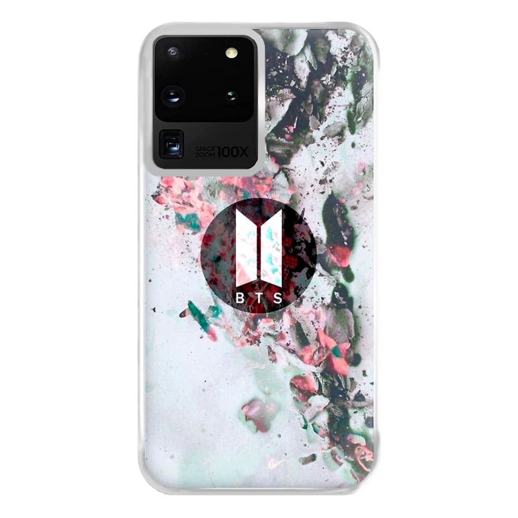 K-Pop Band Marble Logo Phone Case for Galaxy S20 Ultra