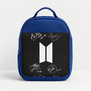 Black K-Pop Band Logo and Signatures Lunchbox 4