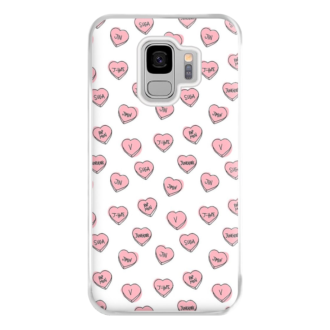 K-Pop Band Hearts Phone Case for Galaxy S9 Plus