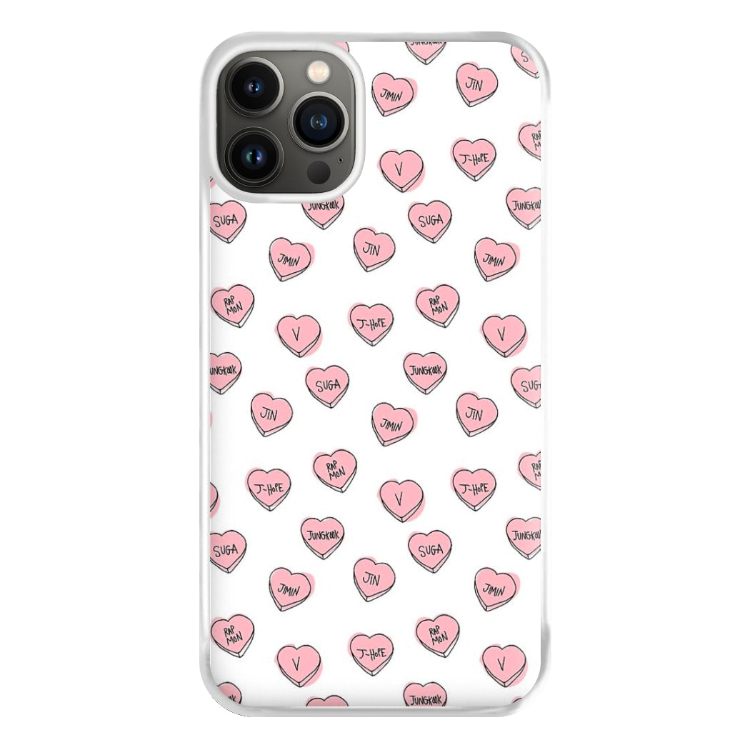 K-Pop Band Hearts Phone Case for iPhone 13