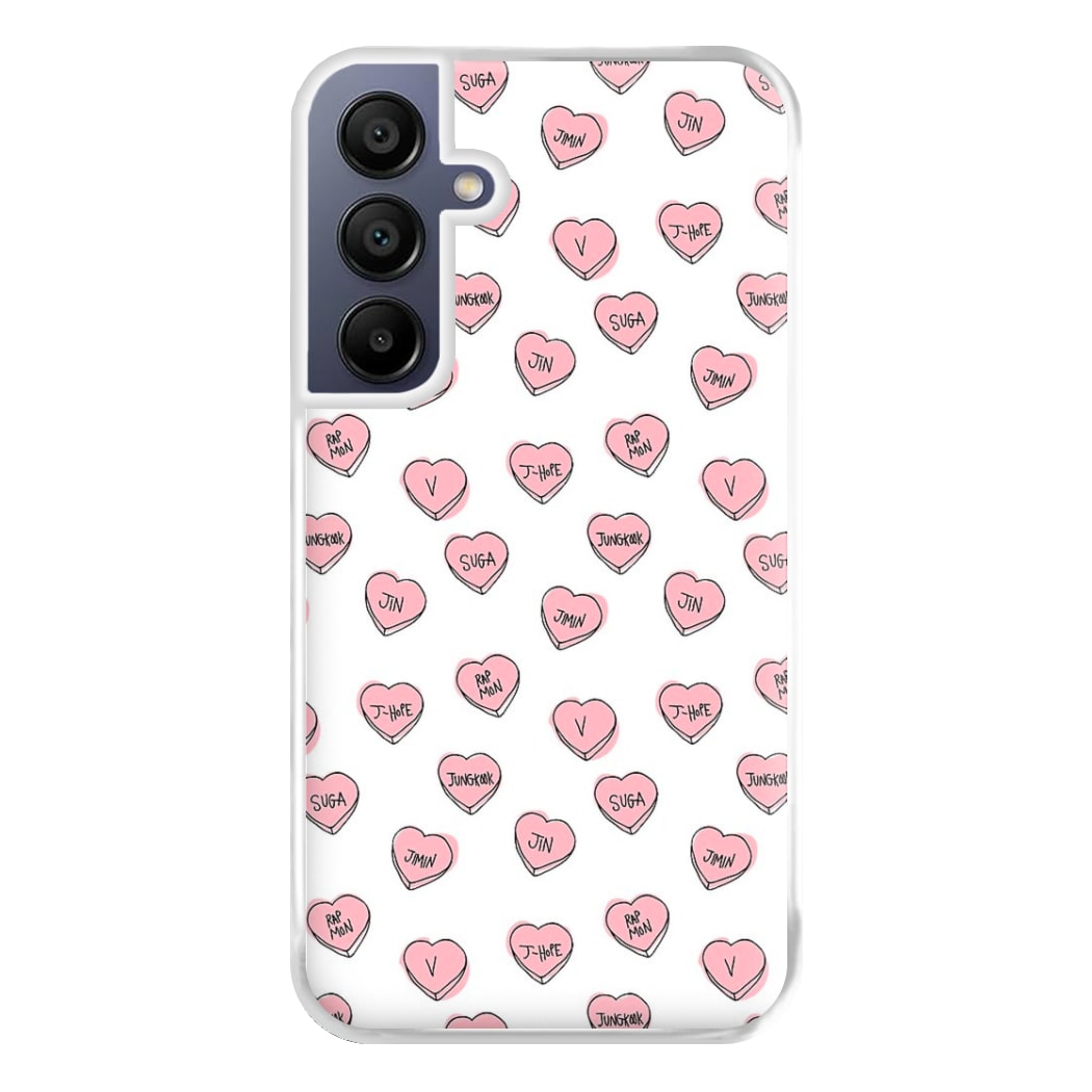 K-Pop Band Hearts Phone Case for Galaxy A16