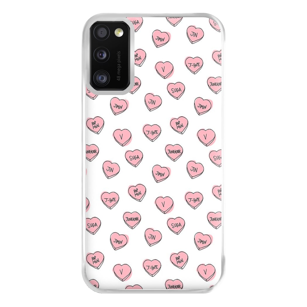 K-Pop Band Hearts Phone Case for Galaxy A41