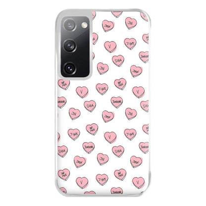 K-Pop Band Hearts Phone Case for Galaxy S20