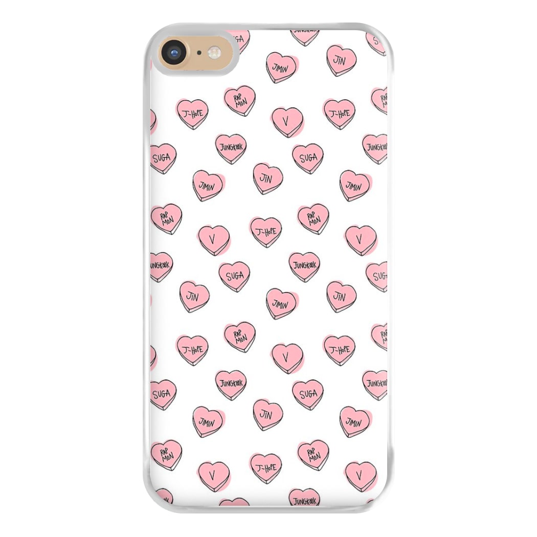 K-Pop Band Hearts Phone Case for iPhone 6 Plus / 7 Plus / 8 Plus