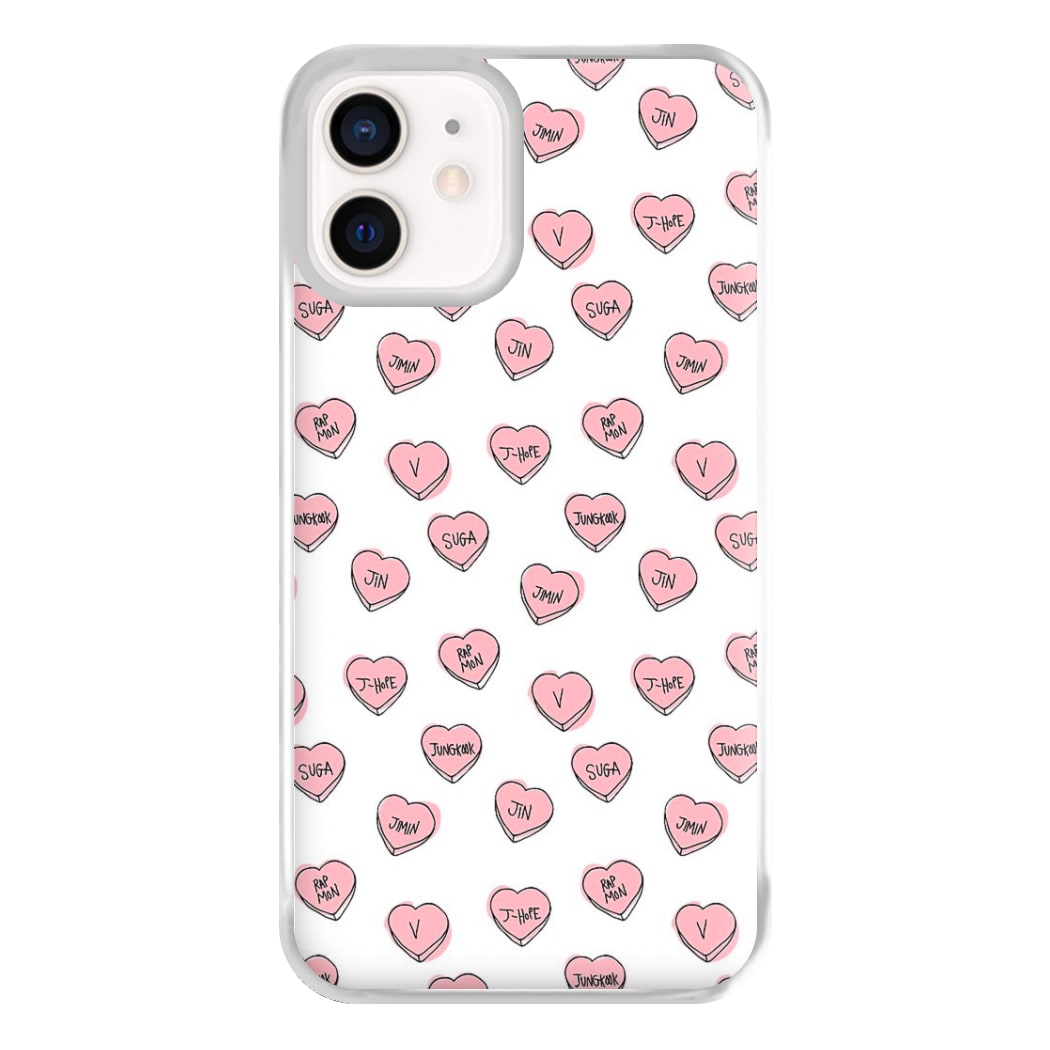 K-Pop Band Hearts Phone Case for iPhone 12 Mini