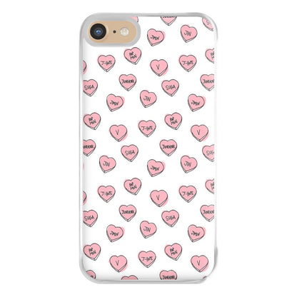 K-Pop Band Hearts Phone Case for iPhone 6 / 7 / 8 / SE