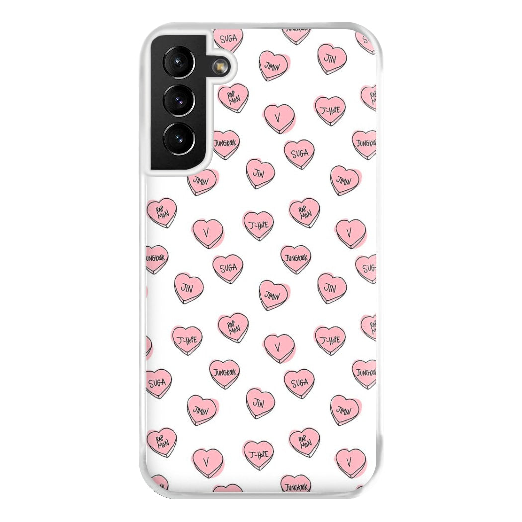 K-Pop Band Hearts Phone Case for Galaxy S21 Plus