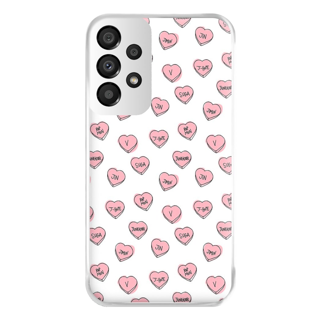 K-Pop Band Hearts Phone Case for Galaxy A33