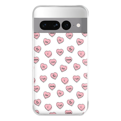 K-Pop Band Hearts Phone Case for Google Pixel 7 Pro