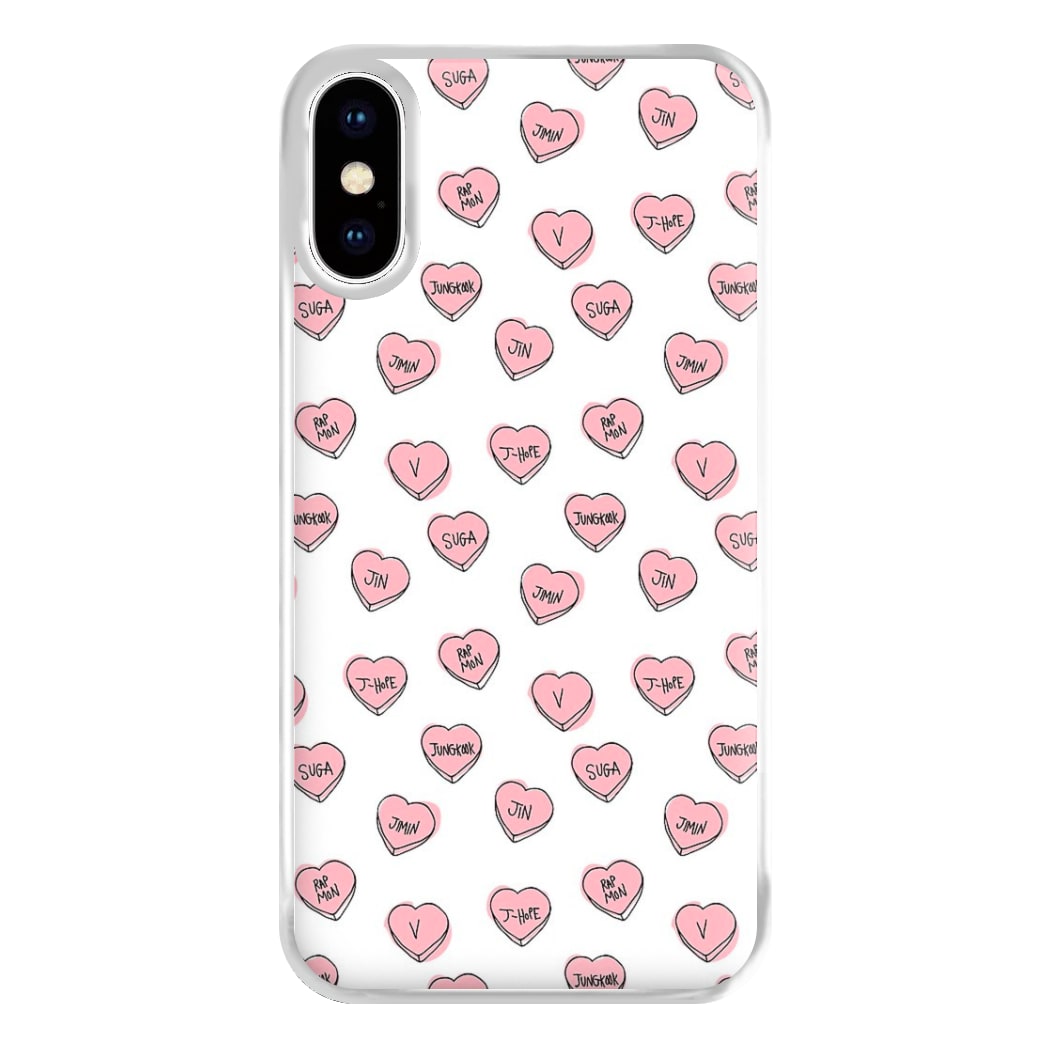 K-Pop Band Hearts Phone Case for iPhone XS Max