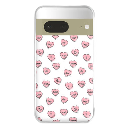 K-Pop Band Hearts Phone Case for Google Pixel 7a