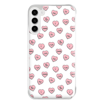 K-Pop Band Hearts Phone Case for Galaxy S23FE