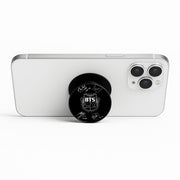 Black K-Pop Band Army Logo and Signatures FunGrip 2