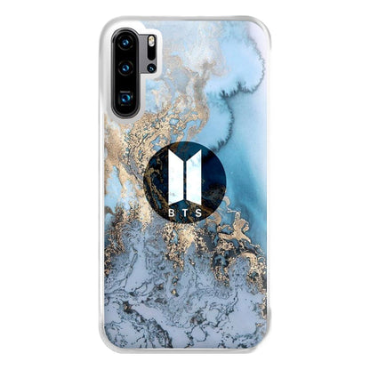 K-Pop Band Logo Marble Phone Case for Huawei P30 Pro