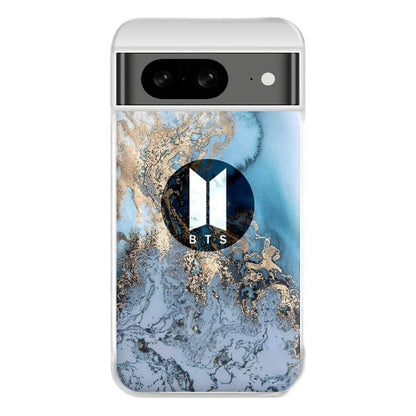 K-Pop Band Logo Marble Phone Case for Google Pixel 8