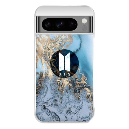 K-Pop Band Logo Marble Phone Case for Google Pixel 8 Pro